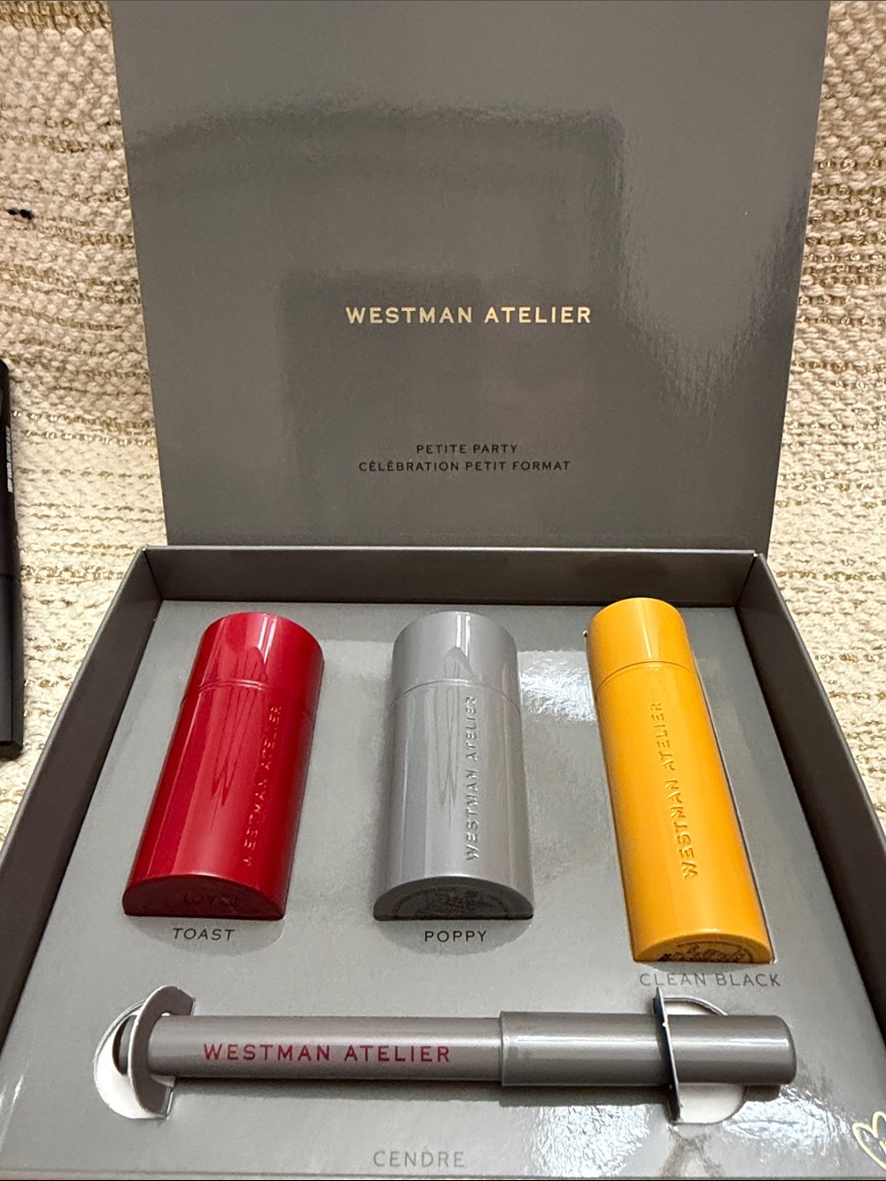 Westman Atelier Men Accessories Stick Set — Red, Gray, Yellow